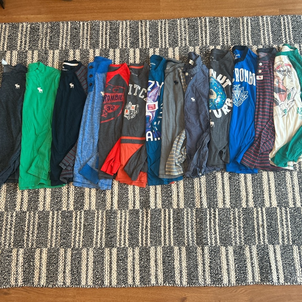Abercrombie kids shirt top lot. Size large 11/12